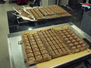 pralines en cours de cristallisation 2